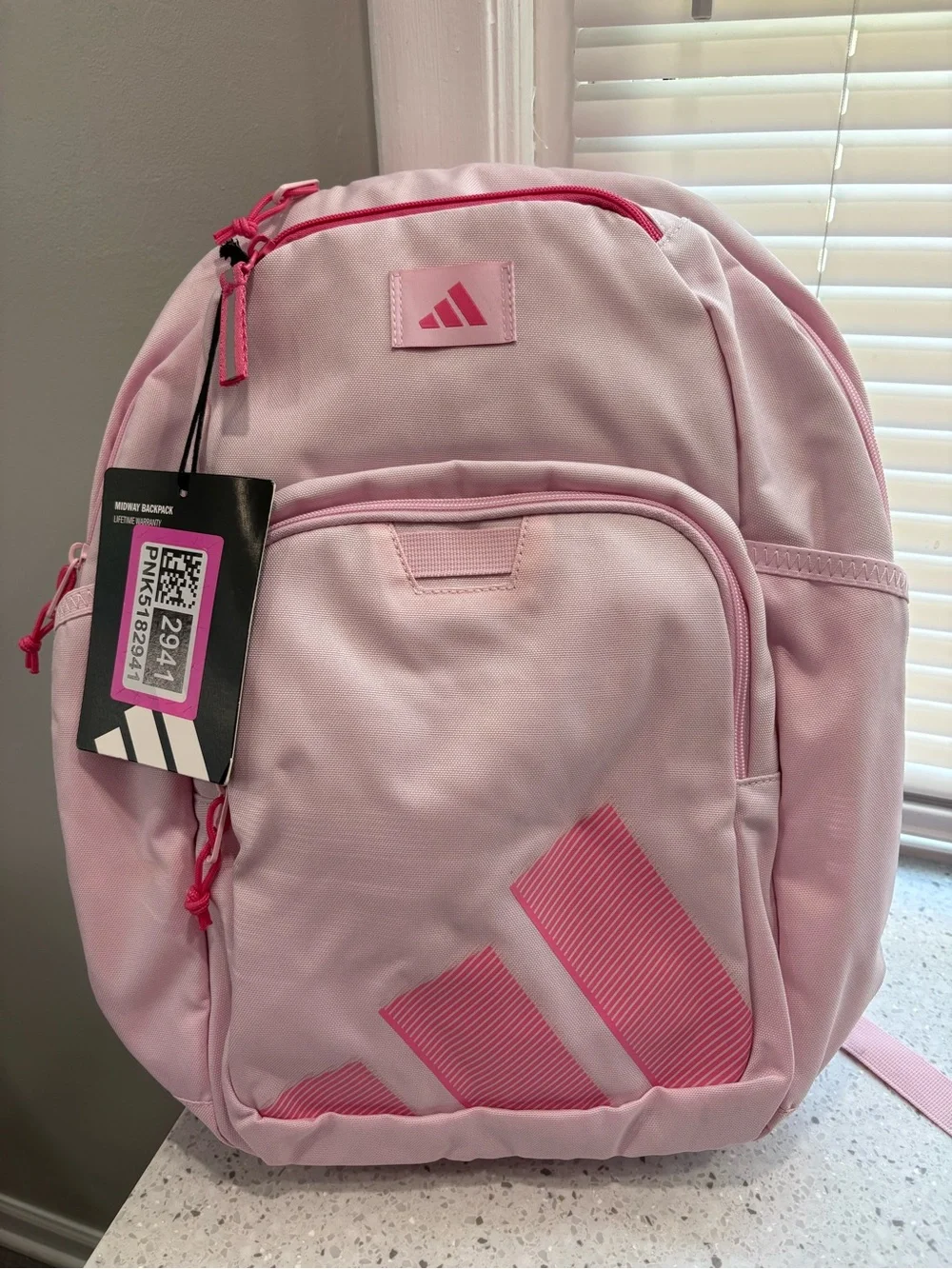 NEW Adidas Midway Backpack in Pink Colorway